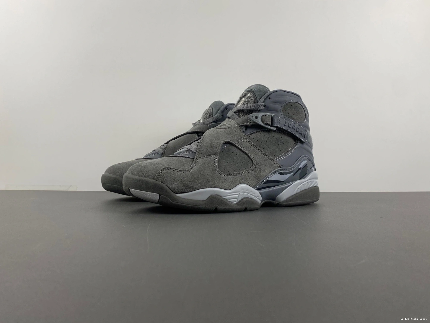 Cool Jordan 305381-014 Retro 8 - Grey Men's 1224